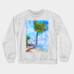 Beautiful Tropical Island Life Mauritius Crewneck Sweatshirt